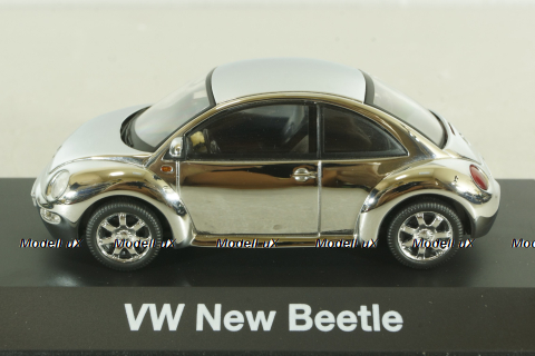 Volkswagen New Beatle 1998, chrome, 04539, Schuco 1:43