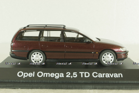 Opel Omega (B) Caravan 1996, red, 04032, Schuco 1:43