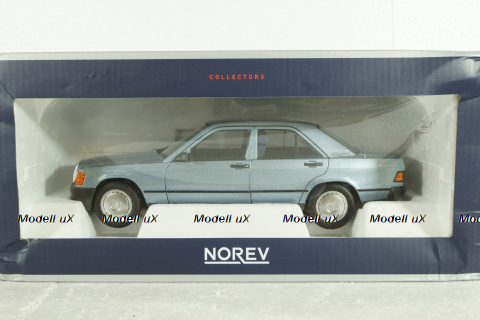 Mercedes 190E  (W201) 1984, light blue, 183828, Norev 1:18