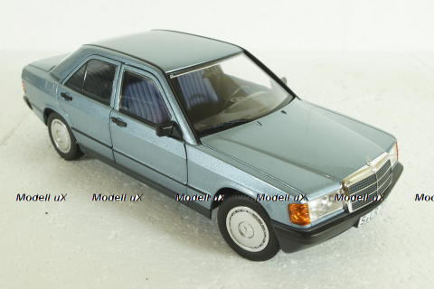 Mercedes 190E  (W201) 1984, light blue, 183828, Norev 1:18