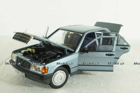 Mercedes 190E  (W201) 1984, light blue, 183828, Norev 1:18