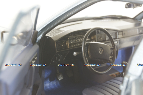 Mercedes 190E  (W201) 1984, light blue, 183828, Norev 1:18