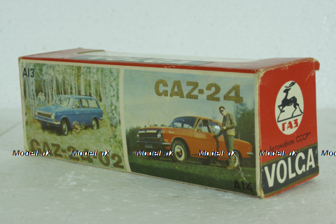 Газ-24 Волга, А14, зеленый, 31 Августа 1981г., Тантал/Радон 1:43