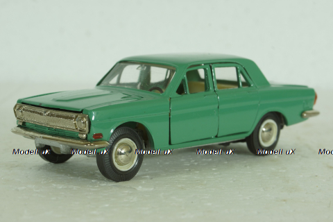 Газ-24 Волга, А14, зеленый, 31 Августа 1981г., Тантал/Радон 1:43