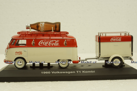 Volkswagen T1 Kombi Coca-cola 1960, 443060, Motorcity 1:43