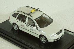 Skoda Fabia, taxi Praha, white,  143AXB-0145, Abrex 1:43
