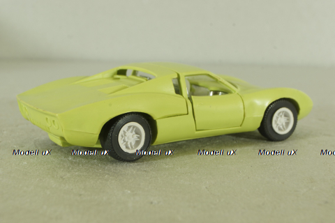 Chevrolet Corvette Astro 2, 1968г., салатовый, Ремейк 1:43