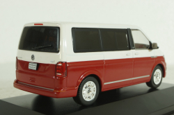 Volkswagen T6 Multivan 2015, red/white, IXO 1:43