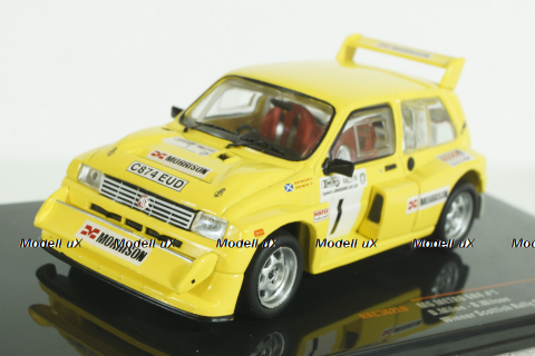MG Metro 6R4, #1, Scottish Rally Championship Winner, D.Milne/B.Wilson, 1991, RAC362, IXO 1:43