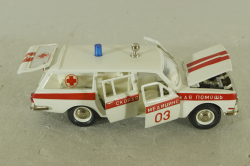 Газ-2402, скорая медицинская  помощь, июнь 1990г., Тантал/Радон 1:43