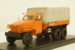Studebaker US-6 бортовой с тентом, оранжевый, Modellux 1:43
