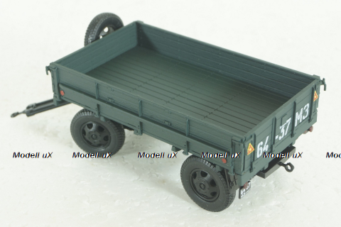 Прицеп 2-ПН-2 с дугами, зеленый 600202, DiP Models 1:43