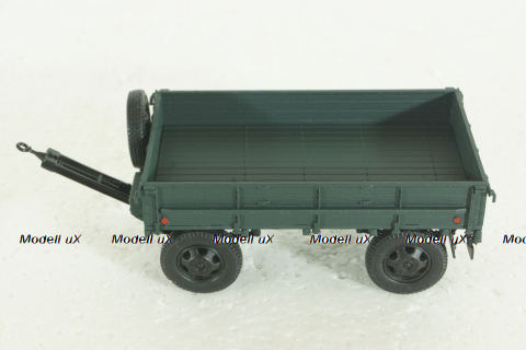 Прицеп 2-ПН-2 с дугами, зеленый 600202, DiP Models 1:43