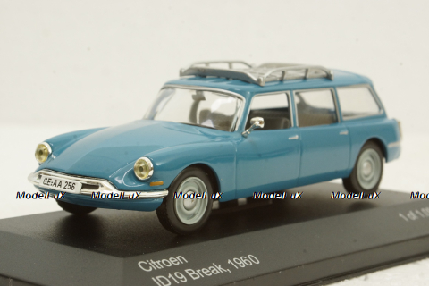 Citroen ID19 Break 1960, blue, WhiteBox 1:43