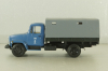 Газ-3307 бортовой с тентом 1989, синий/серый, Херсон Моделс 1:43