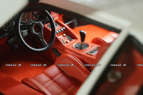 Lamborghini Countach LP500S white, 1982, 08320E, Kyosho 1:18