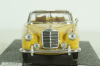 Mercedes 220 SE Convertible 1959 yellow/darkbrown, 28626, Vitesse 1:43