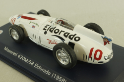 Maserati 420M/58 Eldorado 1958, white, Leo Models 1:43