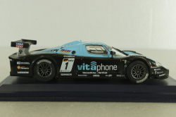 Maserati MC12 GT1 2010, blue, Leo Models 1:43