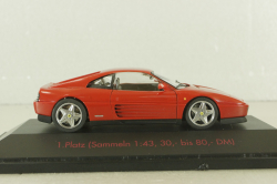 Ferrari 348 TS coupe 1989, red, 80420, Herpa 1:43