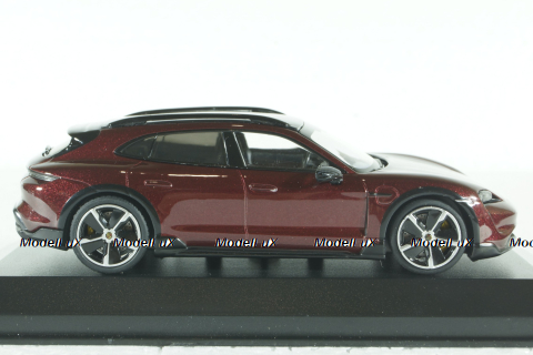 Porsche Taycan Cross Tourismo Turbo S 2021, red metallic, 410069300, Minichamps 1:43
