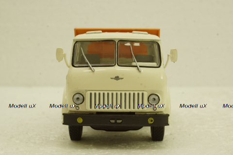 Маз-503Б самосвал белый/оранжевый, Н756, Наш Автопром 1:43