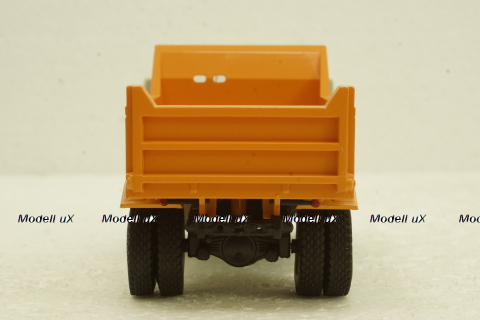 Маз-503Б самосвал белый/оранжевый, Н756, Наш Автопром 1:43