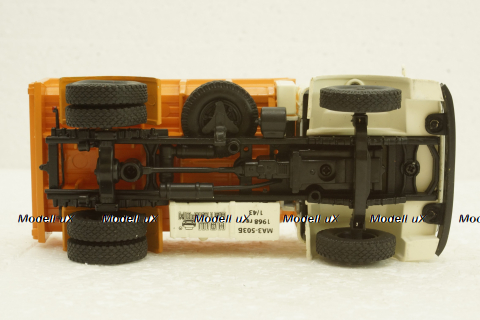 Маз-503Б самосвал белый/оранжевый, Н756, Наш Автопром 1:43