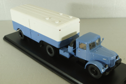 Маз-200В с п/прицепом Маз-5217 голуб/белый, SSM7018, SSM 1:43