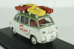 Fiat 600 Multipla van Studer 1959 green/cream white, Altaya 1:43