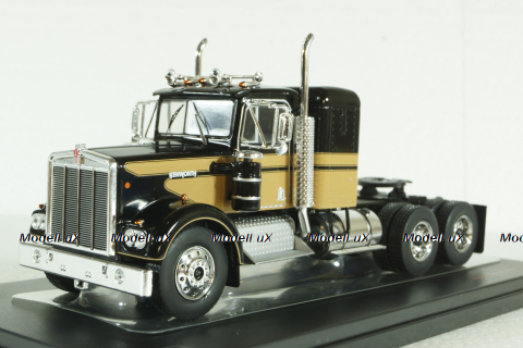 Kenworth W900 SZM 1976 black / brown, TR144.22, IXO 1:43