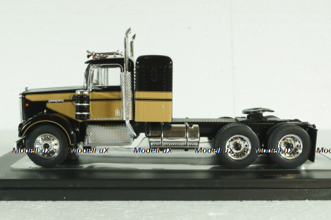 Kenworth W900 SZM 1976 black / brown, TR144.22, IXO 1:43