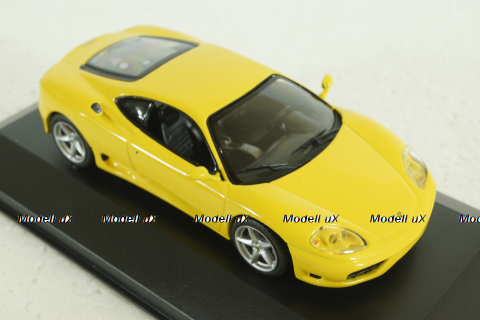 Ferrari 360 Modena Coupe 1999, Yellow, IXO 1:43