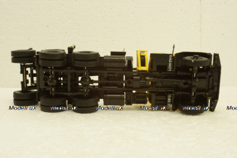 Краз-64371 лесовоз желтый/синий, Н730, Наш Автопром 1:43