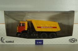 Камаз-65115 самосвал, аварийная служба, 2006, SSM1210, SSM 1:43 Уценка!