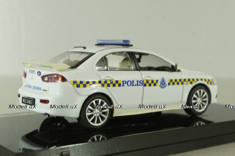 Mitsubishi Lancer X 2012 Malaysia police, 29313, Vitesse 1:43