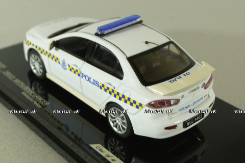 Mitsubishi Lancer X 2012 Malaysia police, 29313, Vitesse 1:43