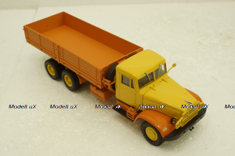 Краз-219Б борт желтый/оранжевый, Н768, Наш Автопром 1:43