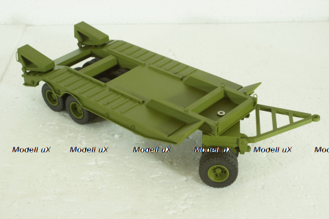 Прицеп ЧМЗАП-5208, зеленый, Modellux 1:43
