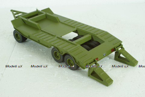Прицеп ЧМЗАП-5208, зеленый, Modellux 1:43