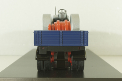 Hanomag ST 100 with trailer, blue, 02894, Schuco 1:43