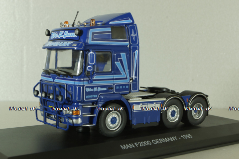 Man F2000 1 series 1995, blue, Truck Tuning Collection #12, Hachette 1:43
