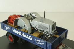 Hanomag ST 100 with trailer, blue, 02894, Schuco 1:43