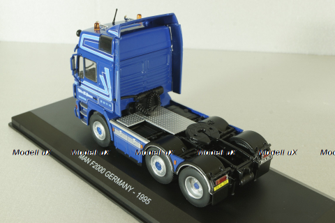Man F2000 1 series 1995, blue, Truck Tuning Collection #12, Hachette 1:43