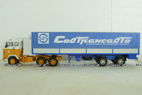 Volvo F89 с полуприцепом Fruehauf Savoyarde Совтрансавто , SSM1557, SSM 1:43