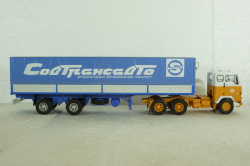 Volvo F89 с полуприцепом Fruehauf Savoyarde Совтрансавто , SSM1557, SSM 1:43