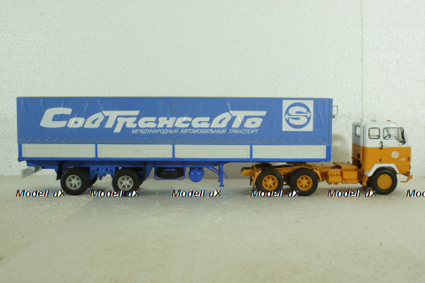 Volvo F89 с полуприцепом Fruehauf Savoyarde Совтрансавто , SSM1557, SSM 1:43