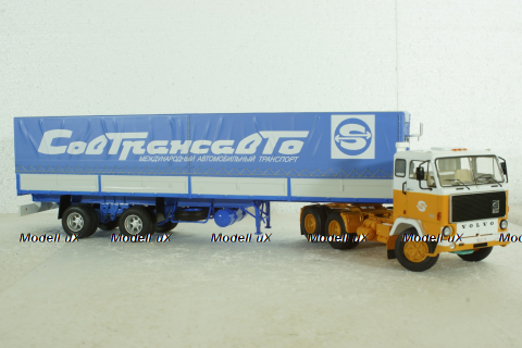 Volvo F89 с полуприцепом Fruehauf Savoyarde Совтрансавто , SSM1557, SSM 1:43