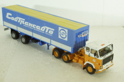 Volvo F89 с полуприцепом Fruehauf Savoyarde Совтрансавто , SSM1557, SSM 1:43