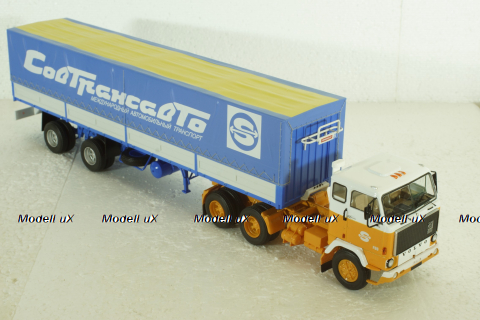 Volvo F89 с полуприцепом Fruehauf Savoyarde Совтрансавто , SSM1557, SSM 1:43